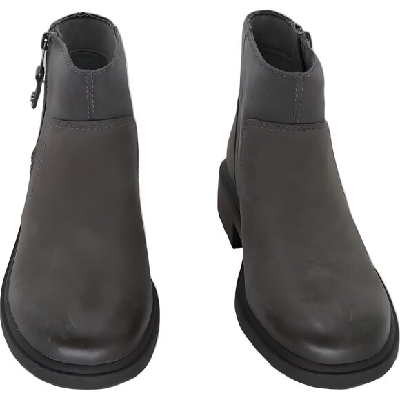 UGG Women's Harrison Zip Leather Fashion Boot, Thunder Cloud, Size 5 - Picture 5 of 6